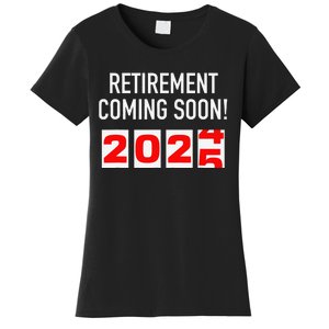 Retirement Coming Soon 2025 Soon To Be Retired Countdown Gift Women's T-Shirt