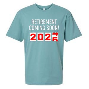 Retirement Coming Soon 2025 Soon To Be Retired Countdown Gift Sueded Cloud Jersey T-Shirt