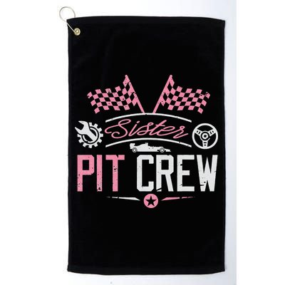 Racing Car Sister Racer Sister Pit Crew  Golf Towel