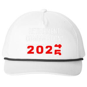 Retirement Coming Soon 2025 Soon To Be Retired Countdown Snapback Five-Panel Rope Hat