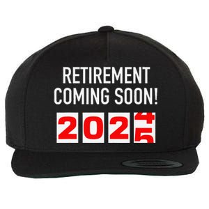 Retirement Coming Soon 2025 Soon To Be Retired Countdown Wool Snapback Cap