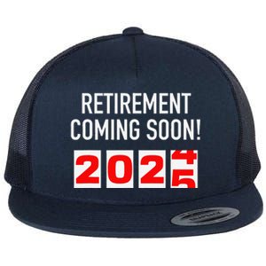 Retirement Coming Soon 2025 Soon To Be Retired Countdown Flat Bill Trucker Hat