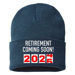 Retirement Coming Soon 2025 Soon To Be Retired Countdown Sustainable Knit Beanie