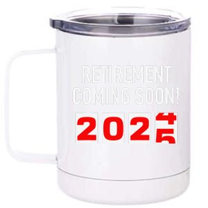 Retirement Coming Soon 2025 Soon To Be Retired Countdown 12 oz Stainless Steel Tumbler Cup