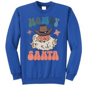 Retro Christmas Santa Holiday Howdy Santa Xmas Gift Sweatshirt