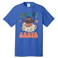 Retro Christmas Santa Holiday Howdy Santa Xmas Gift Tall T-Shirt