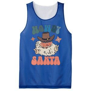 Retro Christmas Santa Holiday Howdy Santa Xmas Gift Mesh Reversible Basketball Jersey Tank