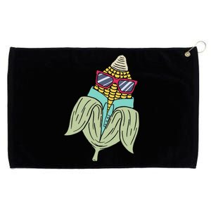 Relaxing Corn Sweet Corn Corn Farming Chilling Grommeted Golf Towel