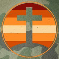 Retro Cross Sunset Legacy Tie Dye Trucker Hat