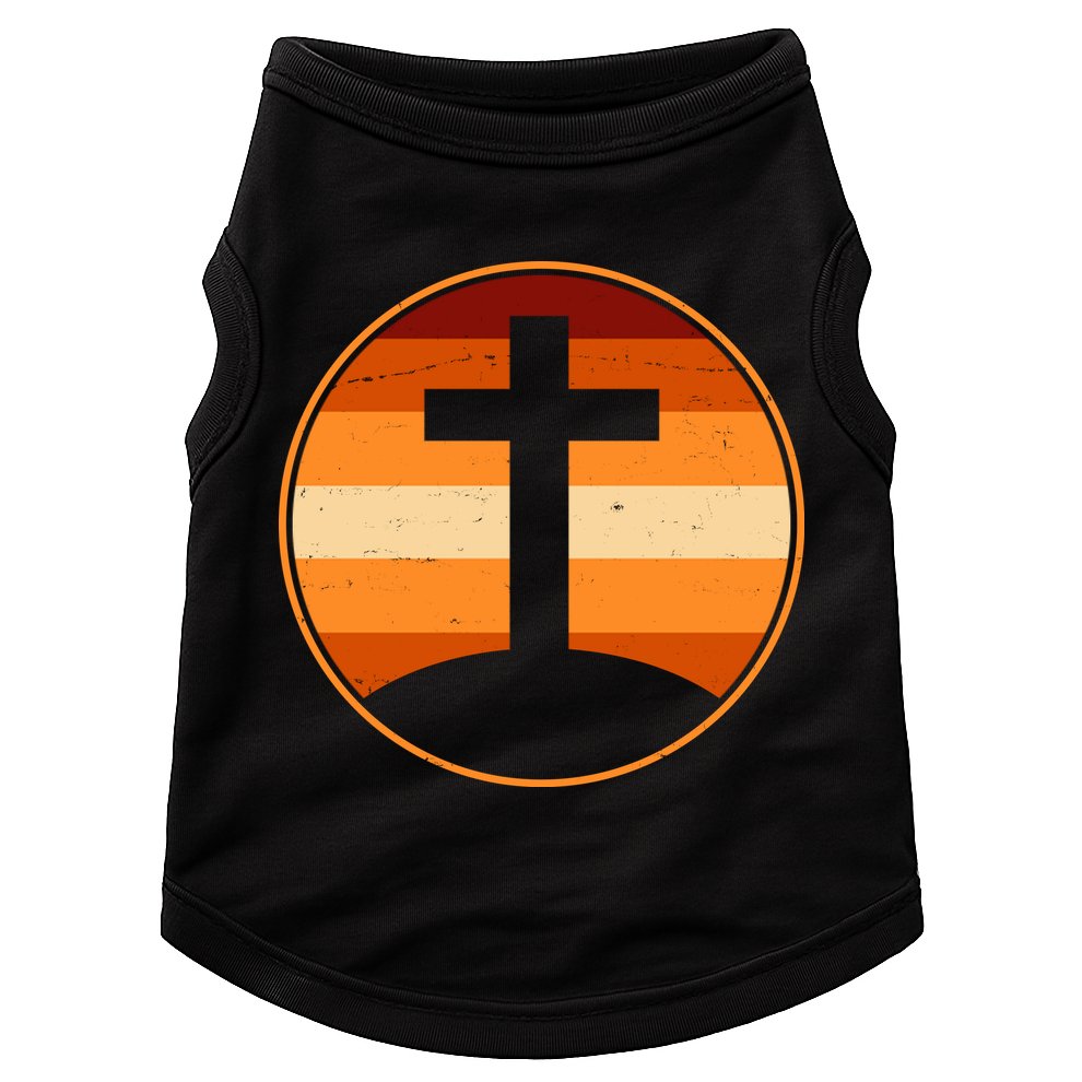 Retro Cross Sunset Doggie Tank