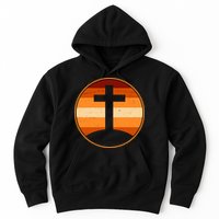 Retro Cross Sunset Hoodie