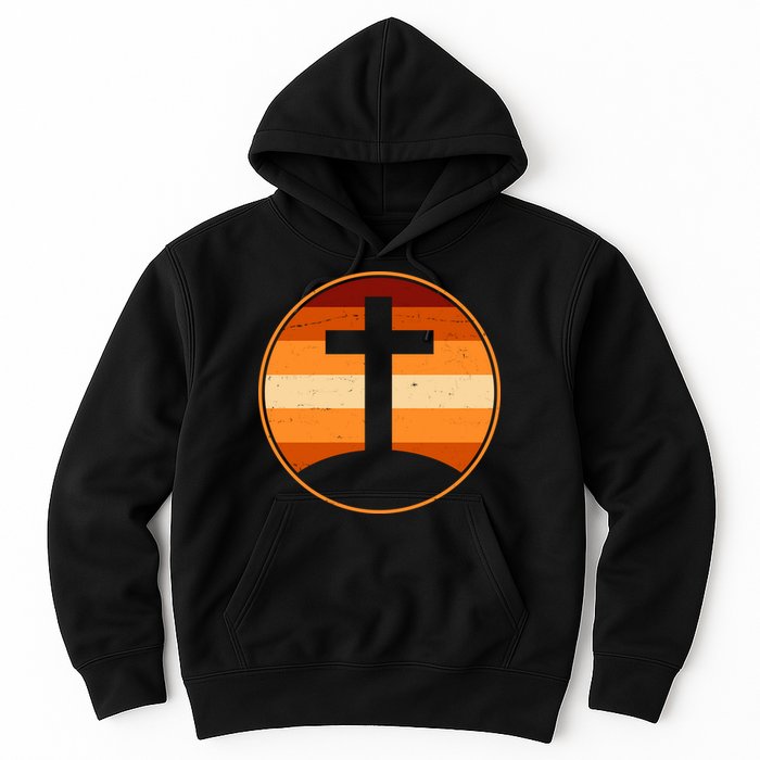 Retro Cross Sunset Hoodie