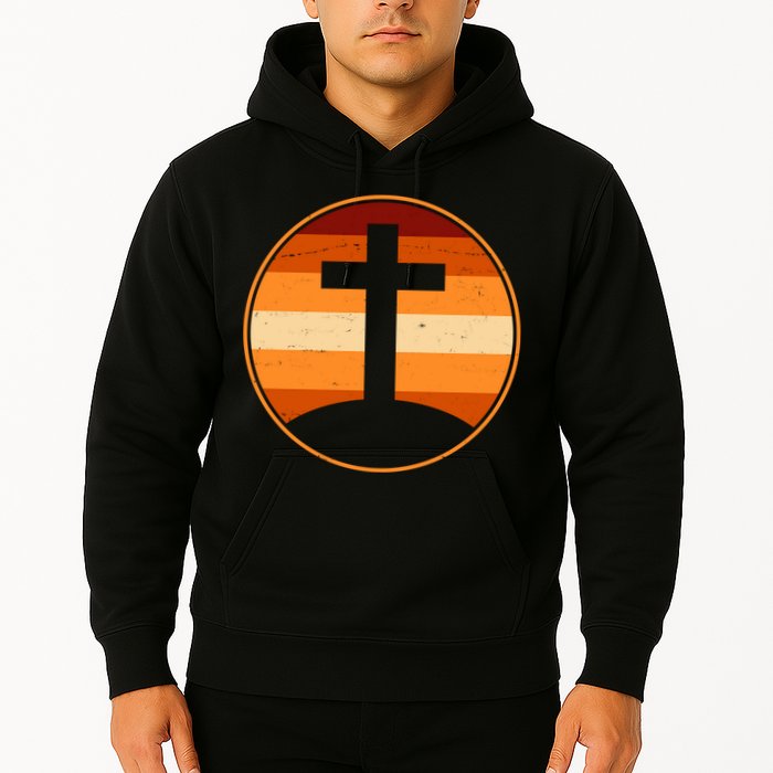 Retro Cross Sunset Hoodie