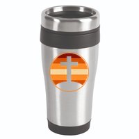 Retro Cross Sunset 16oz Travel Tumbler