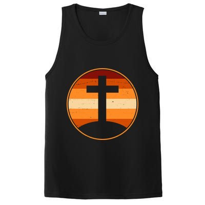 Retro Cross Sunset PosiCharge Competitor Tank