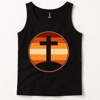 Retro Cross Sunset Tank Top