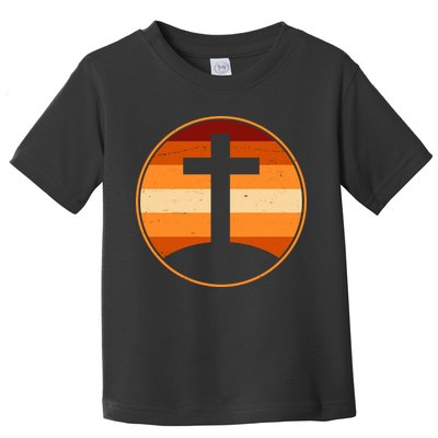 Retro Cross Sunset Toddler T-Shirt