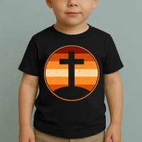 Retro Cross Sunset Toddler T-Shirt