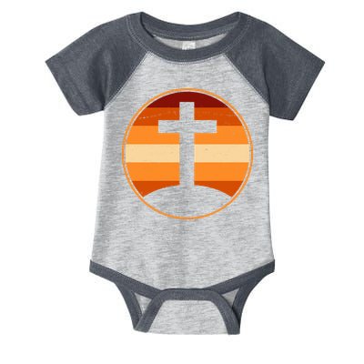 Retro Cross Sunset Infant Baby Jersey Bodysuit