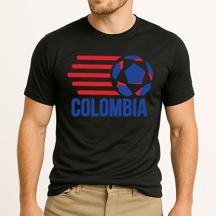 Retro Colombia Soccer 2018 Cooling Performance Crew T-Shirt