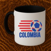 Retro Colombia Soccer 2018 Mug