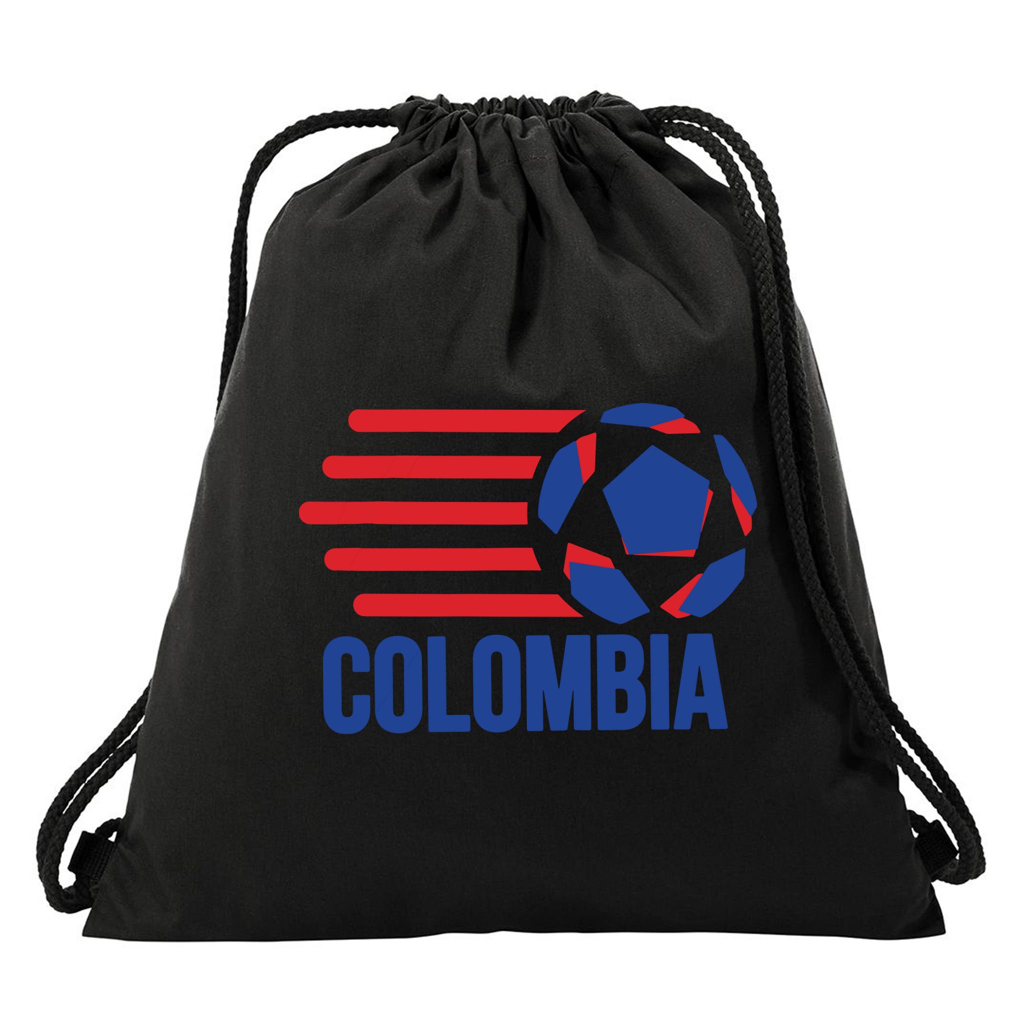 Retro Colombia Soccer 2018 Drawstring Bag