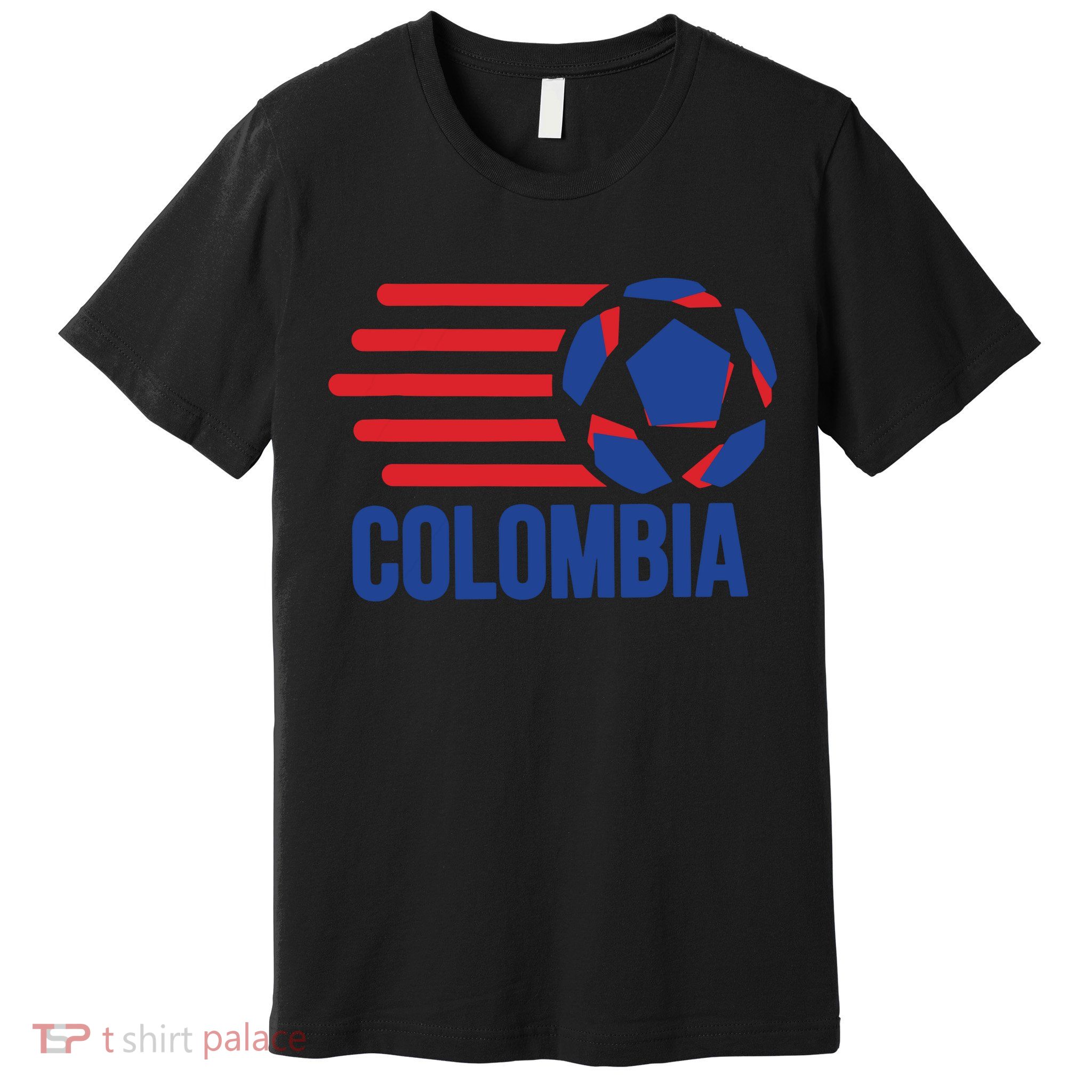 Retro Colombia Soccer 2018 Premium T-Shirt