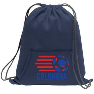 Retro Colombia Soccer 2018 Sweatshirt Cinch Pack Bag