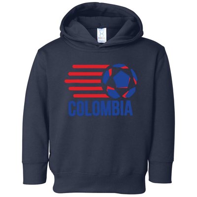 Retro Colombia Soccer 2018 Toddler Hoodie