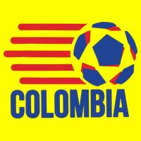 Retro Colombia Soccer 2018 Women's V-Neck T-Shirt