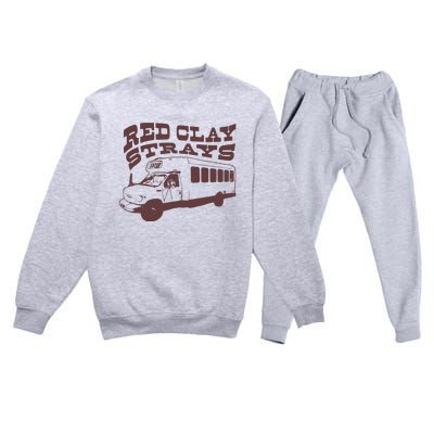 Red Clay Strays Premium Crewneck Sweatsuit Set