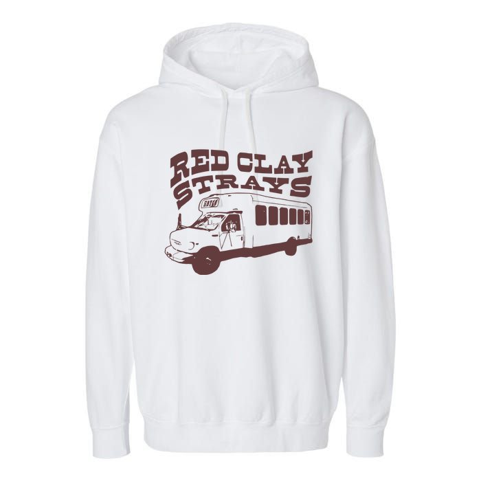 Red Clay Strays Garment-Dyed Fleece Hoodie