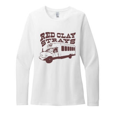 Red Clay Strays Womens CVC Long Sleeve Shirt