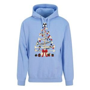 Radiology Christmas Skeleton Christmas Tree Unisex Surf Hoodie