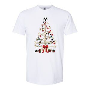 Radiology Christmas Skeleton Christmas Tree Softstyle CVC T-Shirt