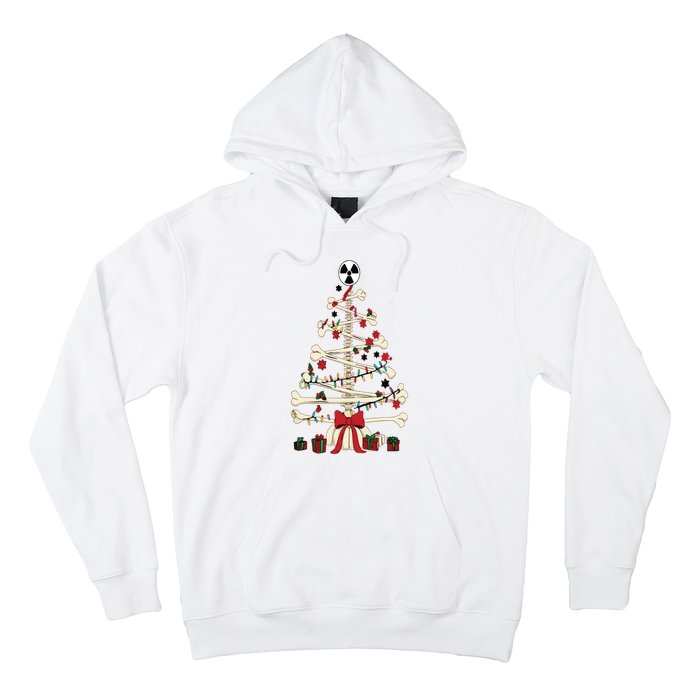 Radiology Christmas Skeleton Christmas Tree Hoodie