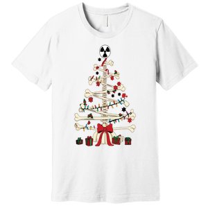 Radiology Christmas Skeleton Christmas Tree Premium T-Shirt