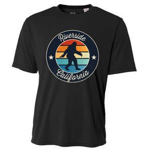 Riverside California Sasquatch Graphic Cooling Performance Crew T-Shirt