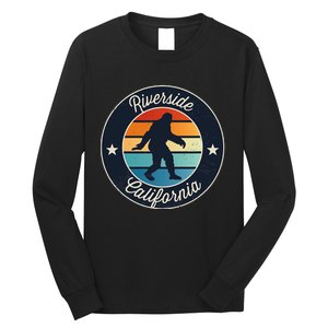 Riverside California Sasquatch Graphic Long Sleeve Shirt