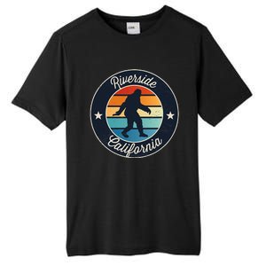 Riverside California Sasquatch Graphic Tall Fusion ChromaSoft Performance T-Shirt