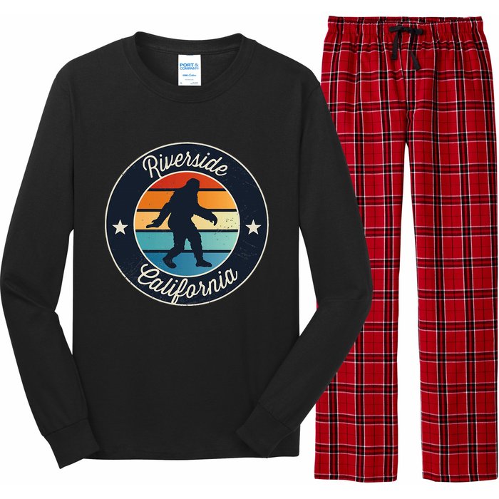 Riverside California Sasquatch Graphic Long Sleeve Pajama Set