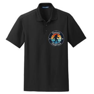 Riverside California Sasquatch Graphic Dry Zone Grid Polo