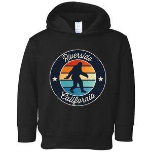 Riverside California Sasquatch Graphic Toddler Hoodie