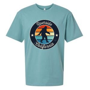 Riverside California Sasquatch Graphic Sueded Cloud Jersey T-Shirt