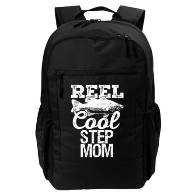 Reel Cool Step Mom Fishing Outdoor Angler Gift Daily Commute Backpack
