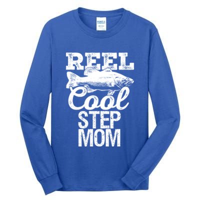 Reel Cool Step Mom Fishing Outdoor Angler Gift Tall Long Sleeve T-Shirt
