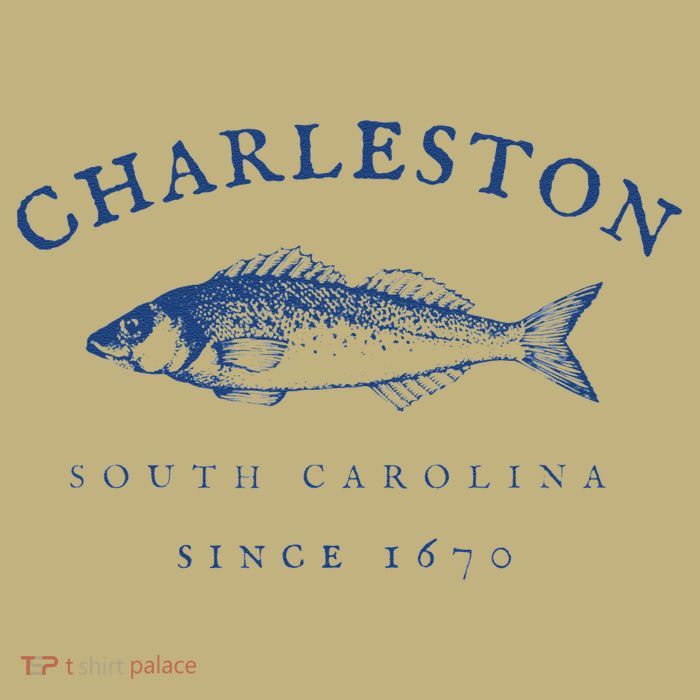 Retro Charleston South Carolina Fishing Cooling Performance Long Sleeve Crew