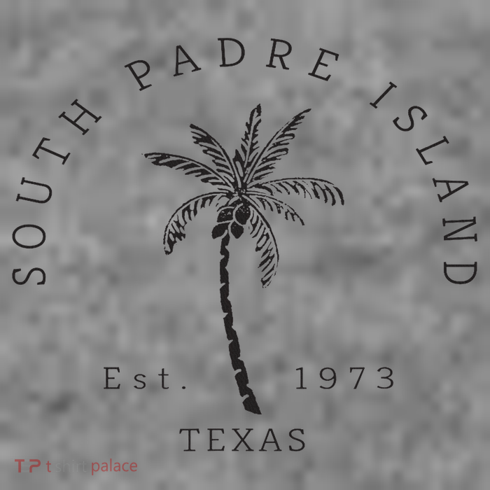 Retro Cool South Padre Island Original Texas Beach Palm Tree Sustainable Beanie
