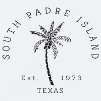 Retro Cool South Padre Island Original Texas Beach Palm Tree Sueded Cloud Jersey T-Shirt