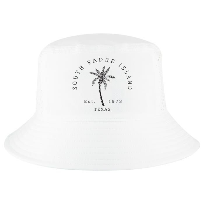 Retro Cool South Padre Island Original Texas Beach Palm Tree Cool Comfort Performance Bucket Hat